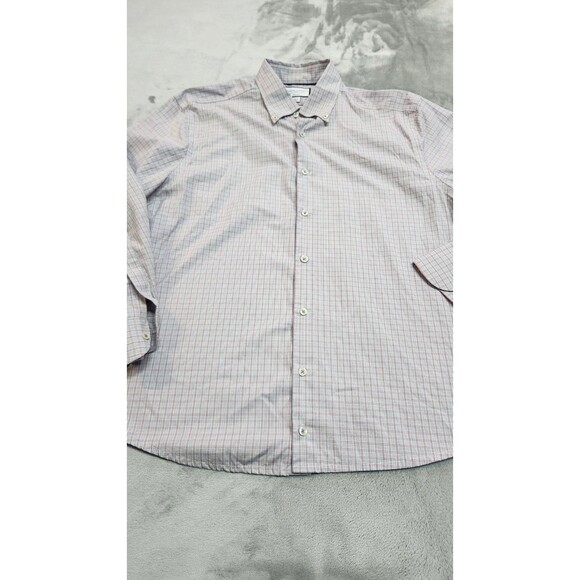 Charles Tyrwhitt Men's 17.5/34 in Non Iron Slim Fit Gingham Check Shirt - Picture 1 of 7